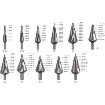 Rotec Trappenboor HSS SP Nr9 boorbereik 60-370