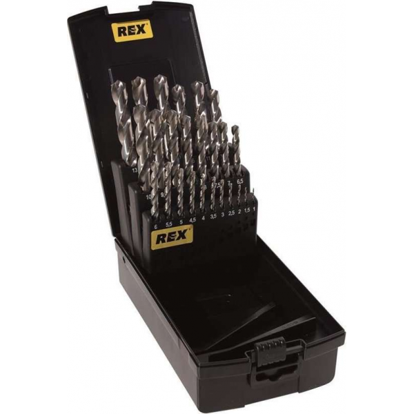 REX Metaalborenset Steelmaster 25-Dlg 1-13mm REX Metaalborenset Steelmaster 25-Dlg 1-13mm