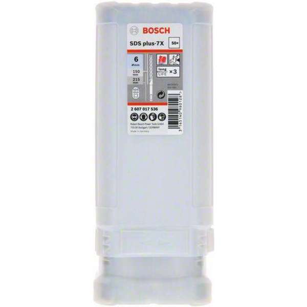 Bosch Accessories 2607017536 Hamerboor 6 mm 50 stuk(s) Bosch Accessories 2607017536 Hamerboor 6 mm 50 stuk(s)