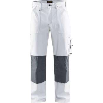 Blaklader werkbroek 1091-1210 wit/donkergrijs mt C50