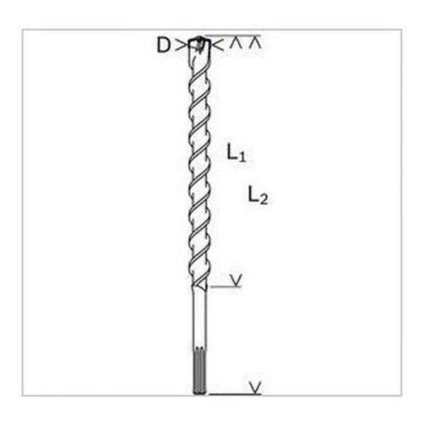 Bosch - Hamerboren SDS-max-7 12 x 200 x 340 mm Bosch - Hamerboren SDS-max-7 12 x 200 x 340 mm
