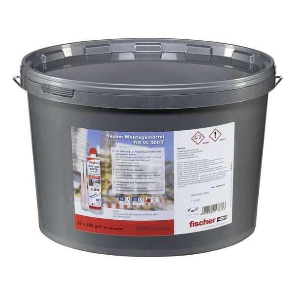 Fischer FIS VL 300 T montagemortel (20 patronen) Fischer FIS VL 300 T montagemortel (20 patronen)
