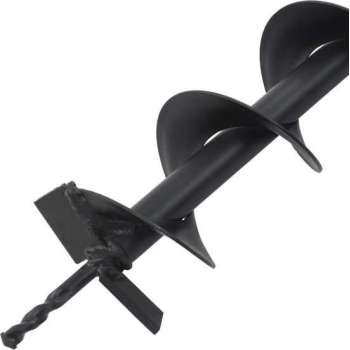 vidaXL Grondboor 100 mm staal  VDXL_145166