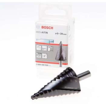 Bosch Trappenboren HSS-AlTiN - 12 trappen - 6-39 mm