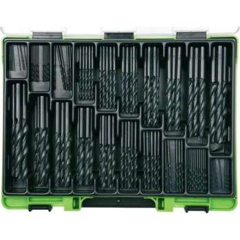 Reca Viso-Koffer assortiment spiraalboren 1-10,5 mm DIN338 HSS rolgewalst