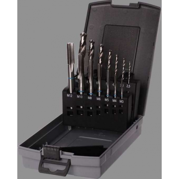 Labor HSS 14-delige machinetapset geslepen Labor HSS 14-delige machinetapset geslepen