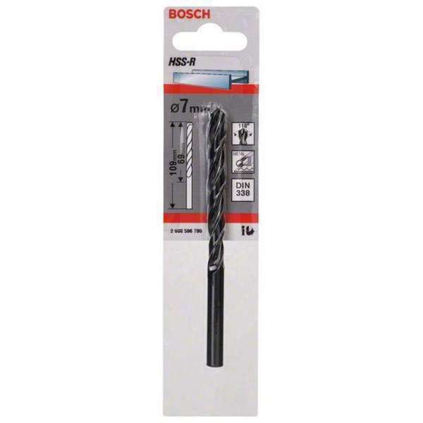 Bosch - Metaalboren HSS-R, DIN 338 7 x 69 x 109 mm Bosch - Metaalboren HSS-R, DIN 338 7 x 69 x 109 mm