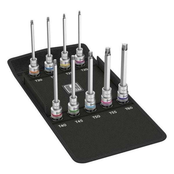 Wera Zyklop 05004212001 Torx Dopsleutel-bitinzetset 9-delig 1/2 (12.5 mm) Wera Zyklop 05004212001 Torx Dopsleutel-bitinzetset 9-delig 1/2 (12.5 mm)