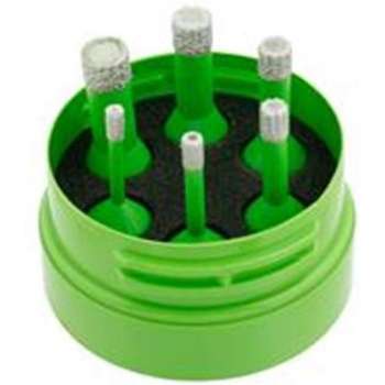 Reca Diamantboor / tegelboor Diadrill keramiek set 6 delig - 5-14 mm - M14 - met koelwas