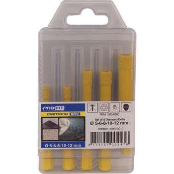 Pro Fit Diamantborenset 5 dlg