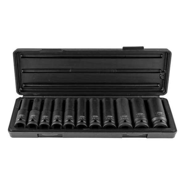 JBM Tools | Set van 11 inbus slagkoppen 1/2" JBM Tools | Set van 11 inbus slagkoppen 1/2"