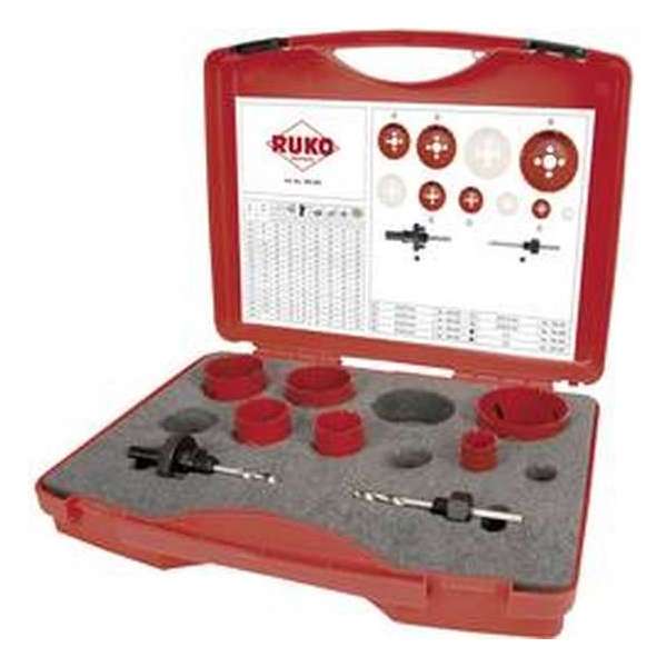 RUKO 106302 106302 Gatenzaagset 8-delig 22 mm, 29 mm, 35 mm, 44 mm, 51 mm, 68 mm 1 set(s) RUKO 106302 106302 Gatenzaagset 8-delig 22 mm, 29 mm, 35 mm, 44 mm, 51 mm, 68 mm 1 set(s)