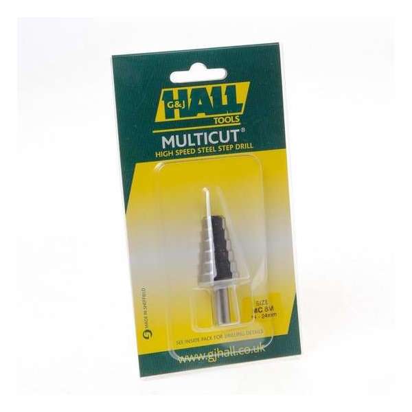 Hall Trappenboor oplopen per 2mm MC 8m 14-24mm Hall Trappenboor oplopen per 2mm MC 8m 14-24mm