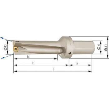 Volboor voor WP met IKmet inwendige koeling 3xD 192x224mm