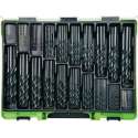 Reca Viso-Koffer spiraalborenset 1-10,5 mm DIN 338 HSS geslepen