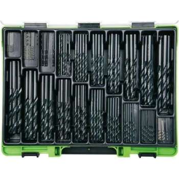 Reca Viso-Koffer spiraalborenset 1-10,5 mm DIN 338 HSS geslepen