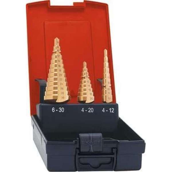 Universele trapborenset HSS TiN 4- 30mm Universele trapborenset HSS TiN 4- 30mm