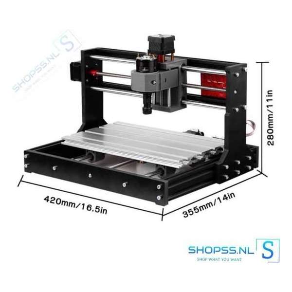 2 in 1 graveermachine met laser 5500mW | frezen | snijden | DIY | laser graveer machine | freesmachine 2 in 1 graveermachine met laser 5500mW | frezen | snijden | DIY | laser graveer machine | freesmachine