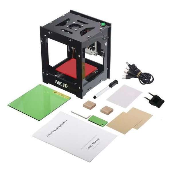 Dakta® Laser Graveermachine | 1500mW Laser | DIY Graveerset | 38x38 mm | Lasercutter | Snijder | RVS Dakta® Laser Graveermachine | 1500mW Laser | DIY Graveerset | 38x38 mm | Lasercutter | Snijder | RVS