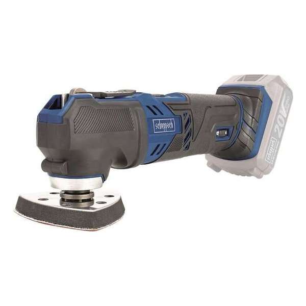 Scheppach CMT200 Multitool - 20V - Incl. Mes, Schraper en Schuurschijf Scheppach CMT200 Multitool - 20V - Incl. Mes, Schraper en Schuurschijf