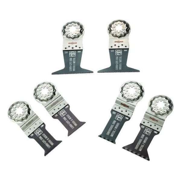 Fein 35222967010 6-delige invalzaagbladen set - Wood & Metal Fein 35222967010 6-delige invalzaagbladen set - Wood & Metal