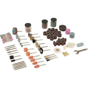 Silverline Hobby Machine Accessoire Set 3,17 mm. Spandoorn - 216 Delig