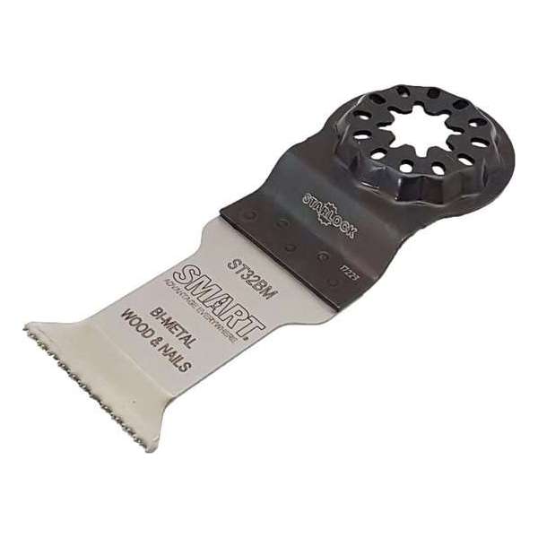 SMART Blades Starlock Multitool Zaagblad - Bi-Metaal - Hout/Spijkers/Schroeven/Non-Ferro - 32x42mm SMART Blades Starlock Multitool Zaagblad - Bi-Metaal - Hout/Spijkers/Schroeven/Non-Ferro - 32x42mm