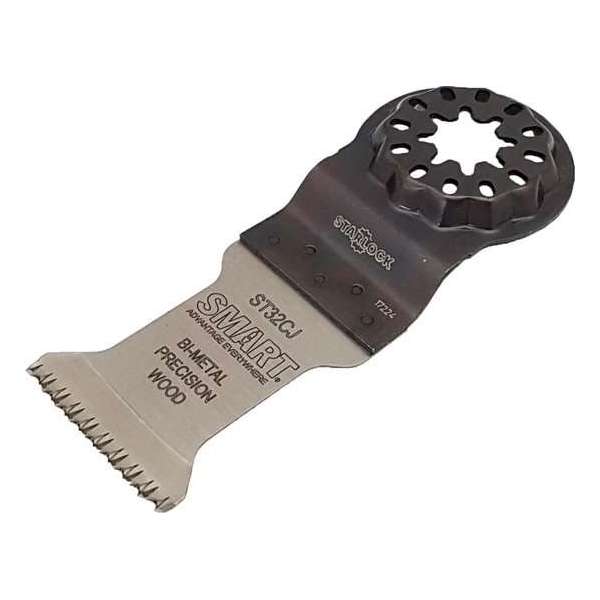 SMART Blades Starlock Multitool Zaagblad - Japanse Vertanding - Hout/Plastic - 32x42mm SMART Blades Starlock Multitool Zaagblad - Japanse Vertanding - Hout/Plastic - 32x42mm