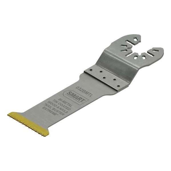 SMART Blades Pro Multitool Zaagblad - 32x67mm - Bi Metaal Titanium Gecoat - Hout/Non-ferro Metaal/Kunststof SMART Blades Pro Multitool Zaagblad - 32x67mm - Bi Metaal Titanium Gecoat - Hout/Non-ferro Metaal/Kunststof