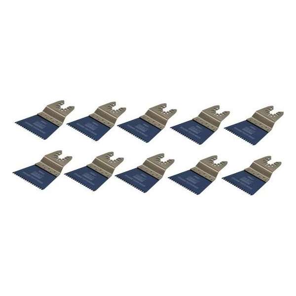 SMART Blades Multitool Zaagblad - Japanse Vertanding - Hout/Plastic - 63x42mm - 10 stuks SMART Blades Multitool Zaagblad - Japanse Vertanding - Hout/Plastic - 63x42mm - 10 stuks