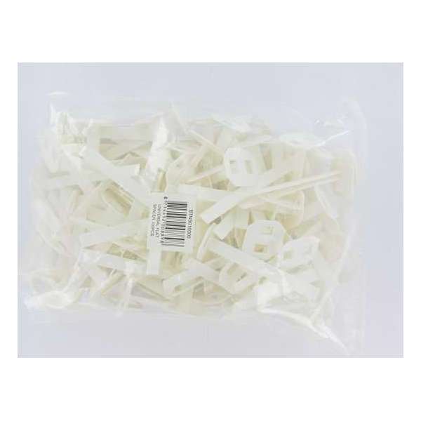 Pakket 100 Strips tbv tegelnivelleersysteem Pakket 100 Strips tbv tegelnivelleersysteem