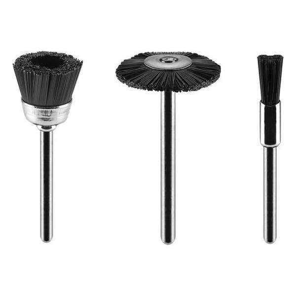 Hand Slijpmachine Accessoires, Nylondraad borstelset 3 stuks Hand Slijpmachine Accessoires, Nylondraad borstelset 3 stuks