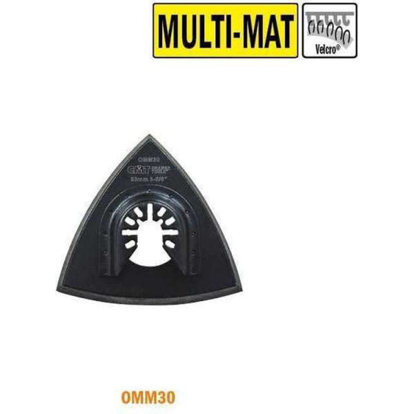 93mm driehoek schuurzool, met velcro 93mm driehoek schuurzool, met velcro