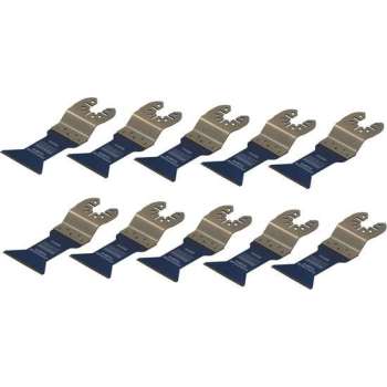 SMART Blades Bi-metaal Multitool Zaagblad - Hout/Non-ferro/Schroeven/Spijkers/Plastic - 44x51mm - 10 stuks