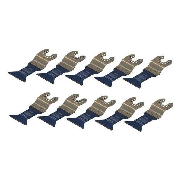 SMART Blades Bi-metaal Multitool Zaagblad - Hout/Non-ferro/Schroeven/Spijkers/Plastic - 44x51mm - 10 stuks SMART Blades Bi-metaal Multitool Zaagblad - Hout/Non-ferro/Schroeven/Spijkers/Plastic - 44x51mm - 10 stuks