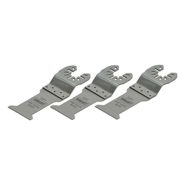 SMART Blades Multitool Zaagblad - Fijntandig - 32x42mm - Hout/Kunststof - 3 stuks SMART Blades Multitool Zaagblad - Fijntandig - 32x42mm - Hout/Kunststof - 3 stuks