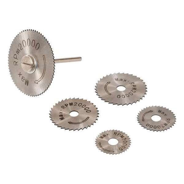 Silverline HSS Snijschijven Set 22, 25, 32, 35 en 44 mm. - 6 Delig Silverline HSS Snijschijven Set 22, 25, 32, 35 en 44 mm. - 6 Delig