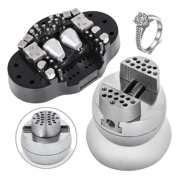 Jewelbelle® Graveerset - Graveerapparaat - Kogelbankschroef - Graveerklem - Voor Graveren van Sieraden - Complete Set 30 Stuks Jewelbelle® Graveerset - Graveerapparaat - Kogelbankschroef - Graveerklem - Voor Graveren van Sieraden - Complete Set 30 Stuks