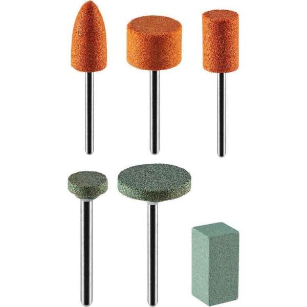 Hand Slijpmachine Accessoires, Set Stiftstenen met Slijpsteen 11 Delig Hand Slijpmachine Accessoires, Set Stiftstenen met Slijpsteen 11 Delig