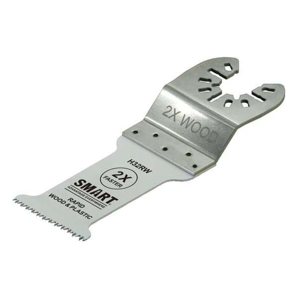 SMART Blades RapidWood Multitool Zaagblad - Hout/Plastic - 32x52mm SMART Blades RapidWood Multitool Zaagblad - Hout/Plastic - 32x52mm