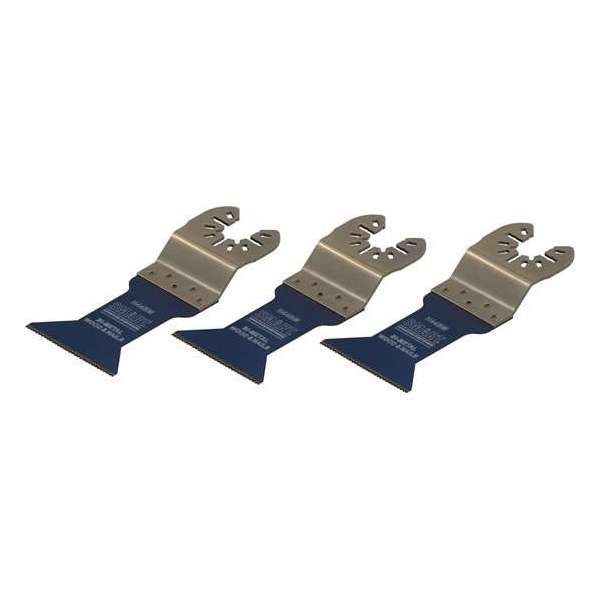 SMART Blades Bi-metaal Multitool Zaagblad - Hout/Non-ferro/Schroeven/Spijkers/Plastic - 44x51mm - 3 stuks SMART Blades Bi-metaal Multitool Zaagblad - Hout/Non-ferro/Schroeven/Spijkers/Plastic - 44x51mm - 3 stuks