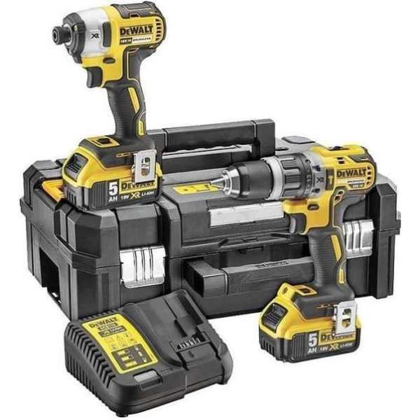 DEWALT Percussion Driver DCK266P2T - Slagschroevendraaier - 2 x 5 Ah Li-ion batterij - Tstak Box DEWALT Percussion Driver DCK266P2T - Slagschroevendraaier - 2 x 5 Ah Li-ion batterij - Tstak Box
