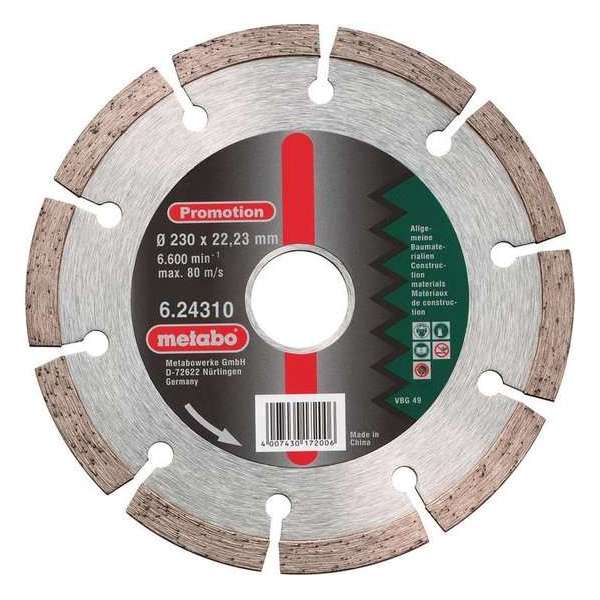 Metabo 624310000 DIA-DSS Diamantdoorslijpschijf - 230 x 22,23mm - universeel Metabo 624310000 DIA-DSS Diamantdoorslijpschijf - 230 x 22,23mm - universeel