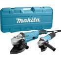 Makita DK0053G Haakse slijper set (GA9020 & 9558HN) in koffer - 2200W / 840W - 230mm / 125mm