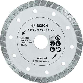 Bosch Diamantschijf - Turbo -125 mm