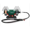PARKSIDE® Dubbele slijpmachine - Dubbele slijpmachine met flexibele as Ø slijpstenen: 75 mm -