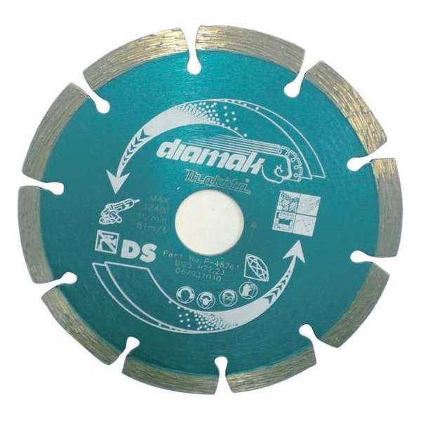 Makita P-45761 / D-61139 Diamantdoorslijpschijf - 125 x 22,23mm - universeel Makita P-45761 / D-61139 Diamantdoorslijpschijf - 125 x 22,23mm - universeel