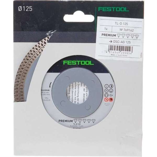 Festool Diamantzaag TL-D125 Premium 769162 Festool Diamantzaag TL-D125 Premium 769162