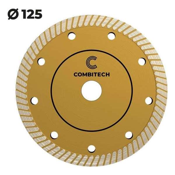 Diamantschijf voor tegels met dunne zaagsnede - Diameter 125mm Diamantschijf voor tegels met dunne zaagsnede - Diameter 125mm