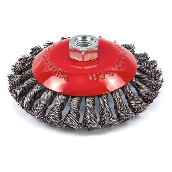 4 Stuks 115 mm Staalborstel met gedraaide draad voor de Haakse Slijper 4 Stuks 115 mm Staalborstel met gedraaide draad voor de Haakse Slijper